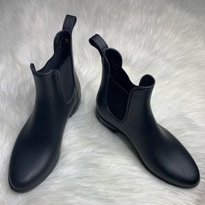 Sam Edelman Womens Tinsley Black Matte Rainboots Size 8